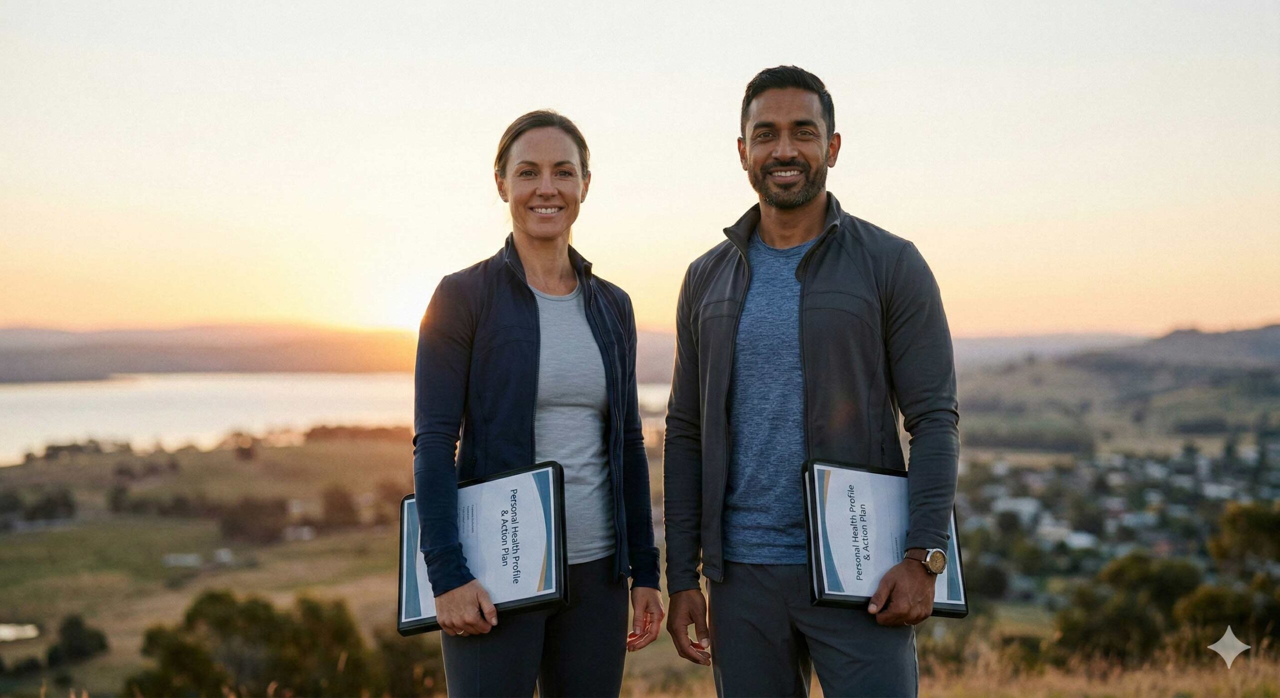 Health professionals with personal health profiles